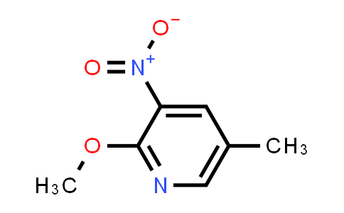 CAS No. 33252-62-9, 2-Methoxy-5-methyl-3-nitropyridine
