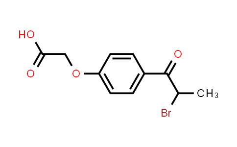 33254-93-2 | 2-(4-(2-Bromopropanoyl)phenoxy)acetic acid