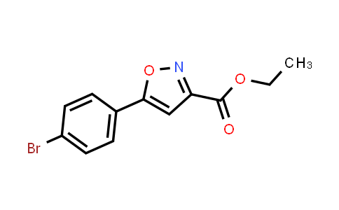 CAS No. 33277-15-5, Ethyl 5-(4-Bromophenyl)isoxazole-3-carboxylate