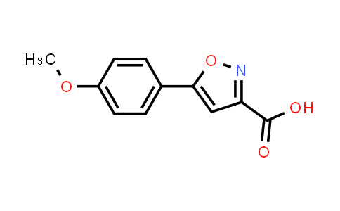 CAS No. 33282-16-5, 5-(4-Methoxyphenyl)isoxazole-3-carboxylic acid