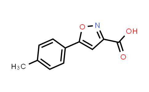 CAS No. 33282-21-2, 5-(4-Methylphenyl)isoxazole-3-carboxylic acid