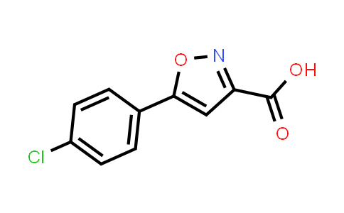 CAS No. 33282-22-3, 5-(4-Chlorophenyl)isoxazole-3-carboxylic acid