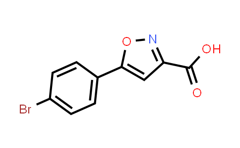 CAS No. 33282-23-4, 5-(4-Bromophenyl)isoxazole-3-carboxylic acid