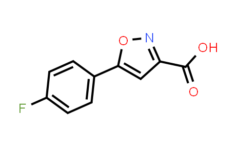 CAS No. 33282-24-5, 5-(4-Fluorophenyl)isoxazole-3-carboxylic acid
