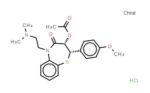 CAS No. 33286-22-5, Diltiazem (hydrochloride)