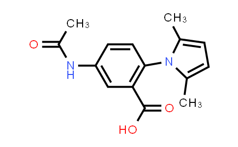 CAS No. 332898-63-2, 5-(Acetylamino)-2-(2,5-dimethyl-1h-pyrrol-1-yl)benzoic acid