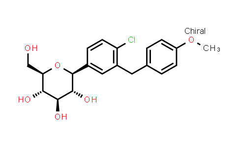 CAS No. 333359-90-3, (1S)-1,5-Anhydro-1-C-[4-chloro-3-[(4-methoxyphenyl)methyl]phenyl]-D-glucitol
