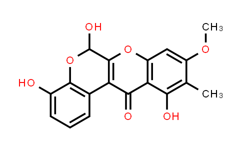 CAS No. 333798-10-0, 4,6,11-Trihydroxy-9-methoxy-10-methyl[1]benzopyrano[3,4-b][1]benzopyran-12(6H)-one