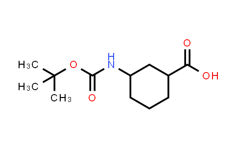 CAS No. 334932-13-7, 3-((tert-Butoxycarbonyl)amino)cyclohexanecarboxylic acid