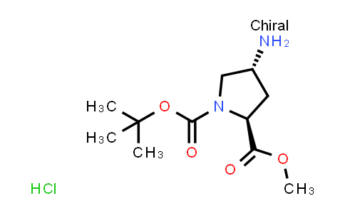CAS No. 334999-32-5, (2S,4R)-1-tert-Butyl 2-methyl 4-aminopyrrolidine-1,2-dicarboxylate hydrochloride