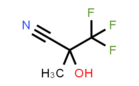 CAS No. 335-08-0, 3,3,3-Trifluoro-2-hydroxy-2-methylpropanenitrile