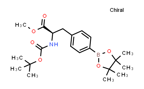 CAS No. 335030-24-5, (R)-2-tert-Butoxycarbonylamino-3-[4-(4,4,5,5-tetramethyl-[1,3,2]dioxaborolan-2-yl)-phenyl]-propionic acid methyl ester