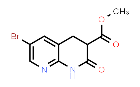 CAS No. 335031-10-2, Methyl 6-bromo-2-oxo-1,2,3,4-tetrahydro-1,8-naphthyridine-3-carboxylate