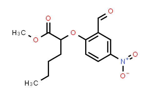 CAS No. 335153-23-6, Methyl 2-(2-formyl-4-nitrophenoxy)hexanoate