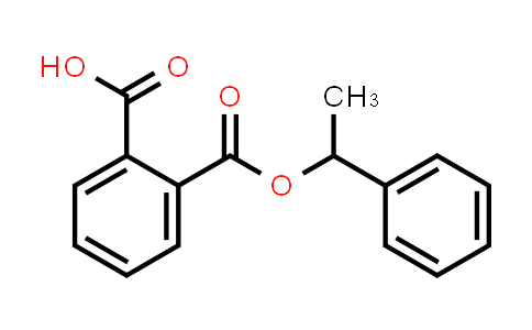 CAS No. 33533-53-8, 1-Phenylethyl hydrogen phthalate