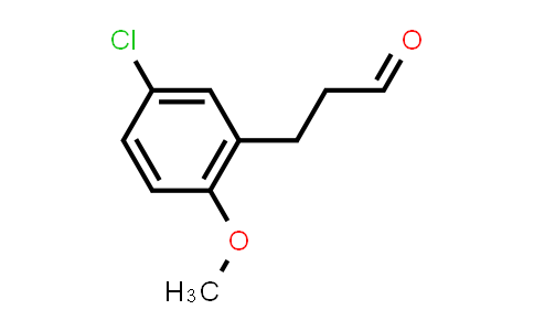 CAS No. 33538-84-0, Benzenepropanal, 5-chloro-2-methoxy-