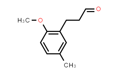 CAS No. 33538-87-3, Benzenepropanal, 2-methoxy-5-methyl-