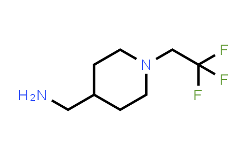 CAS No. 335653-61-7, [1-(2,2,2-Trifluoroethyl)piperidin-4-yl]methanamine