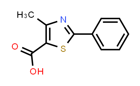 CAS No. 33763-20-1, 4-Methyl-2-phenyl-1,3-thiazole-5-carboxylic acid
