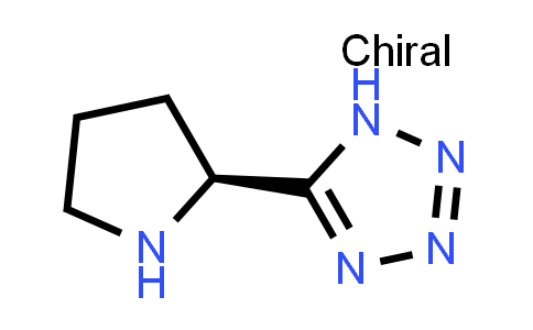 CAS No. 33878-70-5, (S)-5-(Pyrrolidin-2-yl)-1H-tetrazole