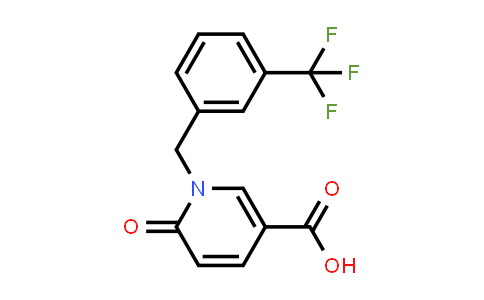 CAS No. 338783-19-0, 6-Oxo-1-[3-(trifluoromethyl)benzyl]-1,6-dihydropyridine-3-carboxylic acid