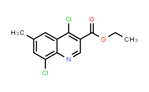 CAS No. 338795-14-5, Ethyl 4,8-dichloro-6-methylquinoline-3-carboxylate