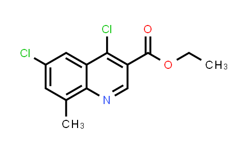 CAS No. 338954-50-0, Ethyl 4,6-dichloro-8-methylquinoline-3-carboxylate