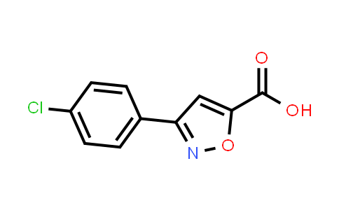 CAS No. 338982-11-9, 3-(4-Chlorophenyl)-1,2-oxazole-5-carboxylic acid