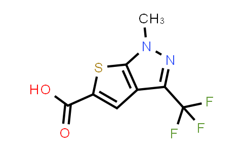CAS No. 338982-15-3, 1-Methyl-3-(trifluoromethyl)-1H-thieno[2,3-c]pyrazole-5-carboxylic acid