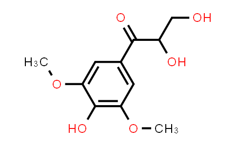 CAS No. 33900-74-2, 2,3,4'-Trihydroxy-3',5'-dimethoxypropiophenone