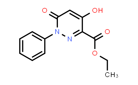 CAS No. 339030-40-9, Ethyl 4-hydroxy-6-oxo-1-phenyl-1,6-dihydropyridazine-3-carboxylate