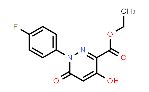 CAS No. 339031-84-4, Ethyl 1-(4-fluorophenyl)-4-hydroxy-6-oxo-1,6-dihydropyridazine-3-carboxylate
