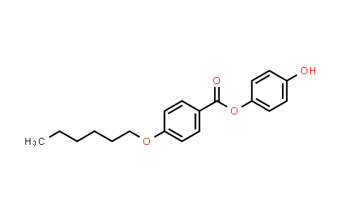 CAS No. 33905-64-5, Benzoic acid, 4-(hexyloxy)-, 4-hydroxyphenyl ester