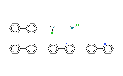 CAS No. 33915-80-9, Chlorobis(2-phenylpyridine)rhodium(III) dimer