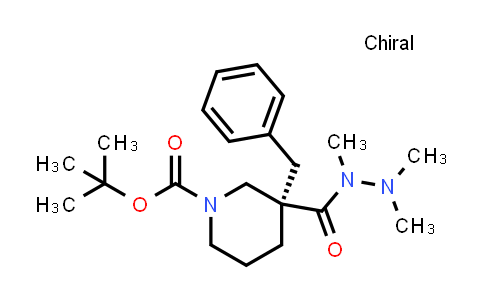 CAS No. 339539-82-1, (R)-tert-Butyl 3-benzyl-3-(1,2,2-trimethylhydrazinecarbonyl)piperidine-1-carboxylate
