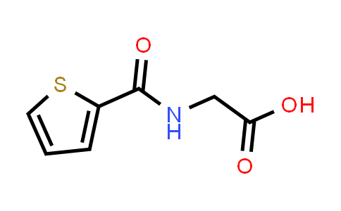 CAS No. 33955-17-8, 2-(Thiophene-2-carboxamido)acetic acid