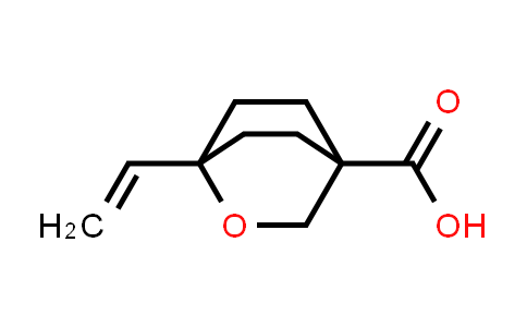 CAS No. 340023-04-3, 1-Vinyl-2-oxabicyclo[2.2.2]octane-4-carboxylic acid