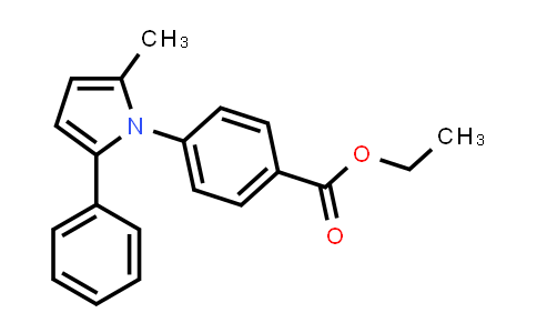 CAS No. 340303-33-5, Ethyl 4-(2-methyl-5-phenyl-1h-pyrrol-1-yl)benzoate