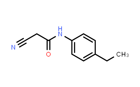 CAS No. 340304-99-6, 2-Cyano-N-(4-ethylphenyl)acetamide