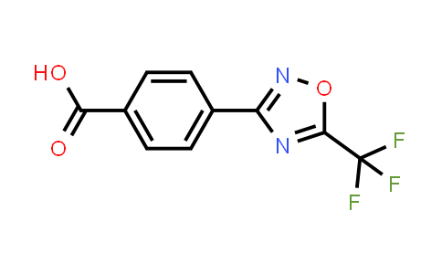 CAS No. 340736-76-7, 4-(5-(Trifluoromethyl)-1,2,4-oxadiazol-3-yl)benzoic acid