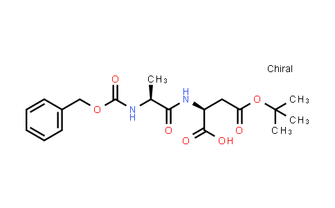 CAS No. 3408-50-2, (S)-2-((S)-2-(((benzyloxy)carbonyl)amino)propanamido)-4-(tert-butoxy)-4-oxobutanoic acid