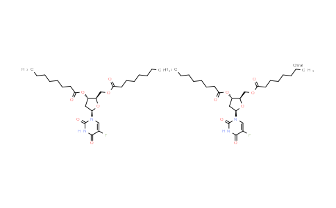 CAS No. 3415-70-1, 3',5'-Di-O-octanoyl-5-fluoro-2'-deoxyuridine; 5-Fluoro-2'-deoxyuridine 3',5'-dioctanoate