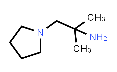 CAS No. 34155-39-0, 1-Pyrrolidineethanamine, a,a-dimethyl-