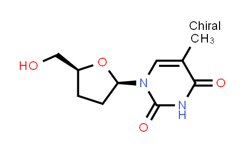 CAS No. 3416-05-5, 1-((2R,5S)-5-(Hydroxymethyl)tetrahydrofuran-2-yl)-5-methylpyrimidine-2,4(1H,3H)-dione