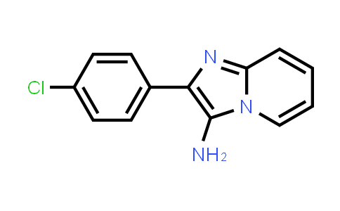 CAS No. 34164-94-8, 2-(4-Chlorophenyl)imidazo[1,2-a]pyridin-3-amine