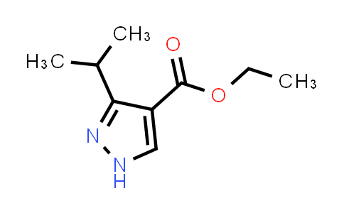 CAS No. 342026-17-9, Ethyl 3-(propan-2-yl)-1H-pyrazole-4-carboxylate