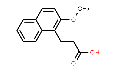 CAS No. 34225-11-1, 3-(2-Methoxynaphthalen-1-yl)propanoic acid
