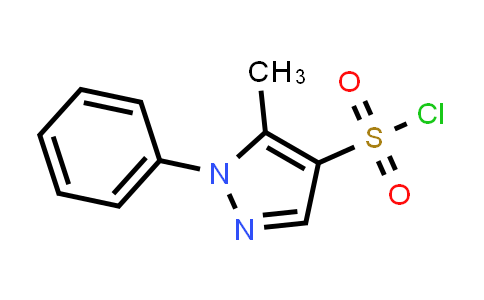 CAS No. 342405-38-3, 5-Methyl-1-phenyl-1H-pyrazole-4-sulfonyl chloride