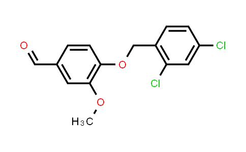 CAS No. 342592-68-1, 4-[(2,4-Dichlorobenzyl)oxy]-3-methoxybenzaldehyde