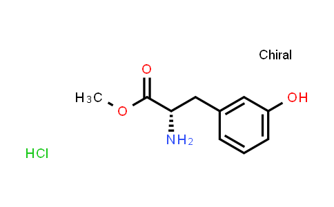 CAS No. 34260-72-5, (S)-Methyl 2-amino-3-(3-hydroxyphenyl)propanoate hydrochloride